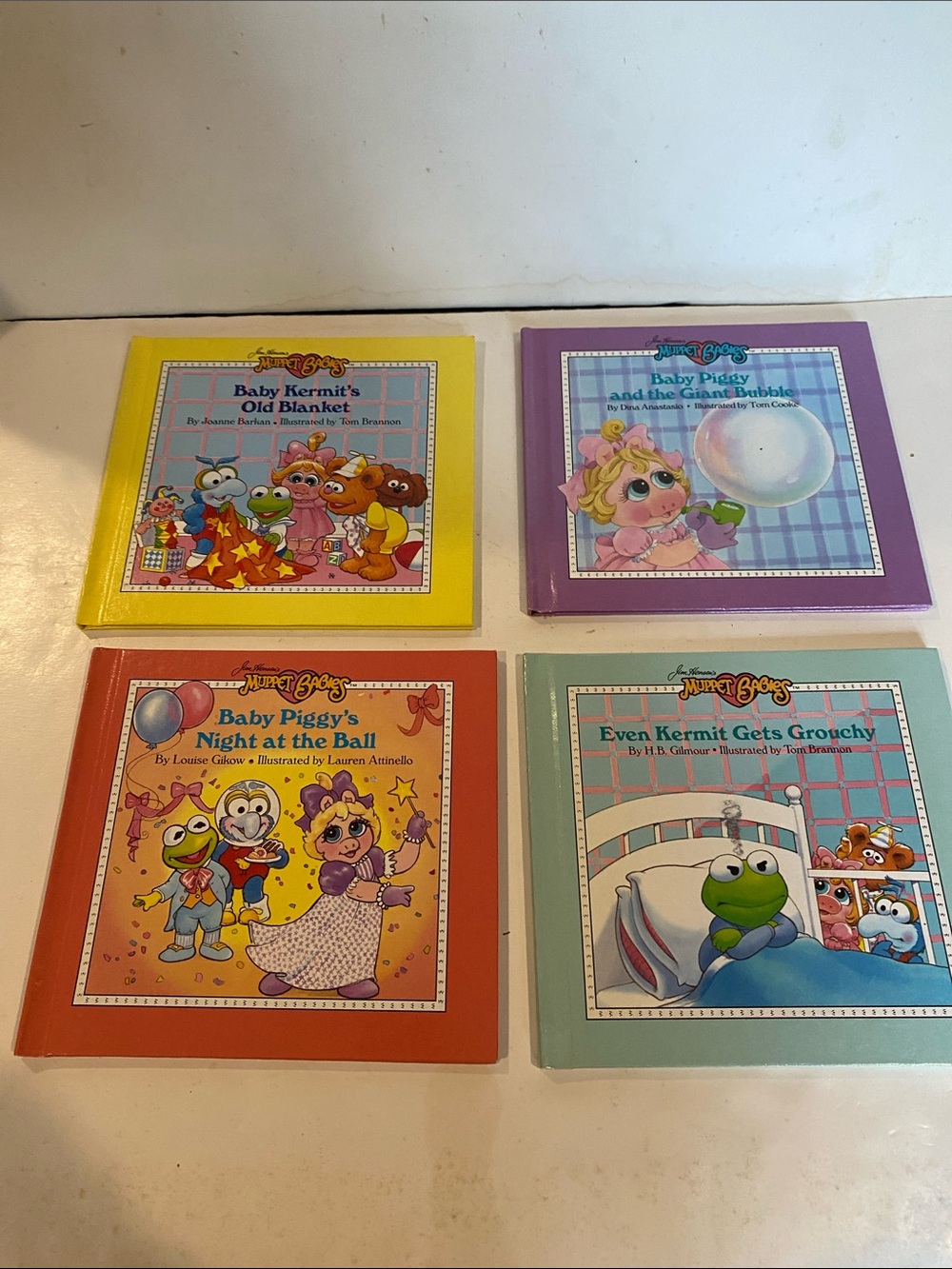 Vintage Set of 4 Muppets Babies Books